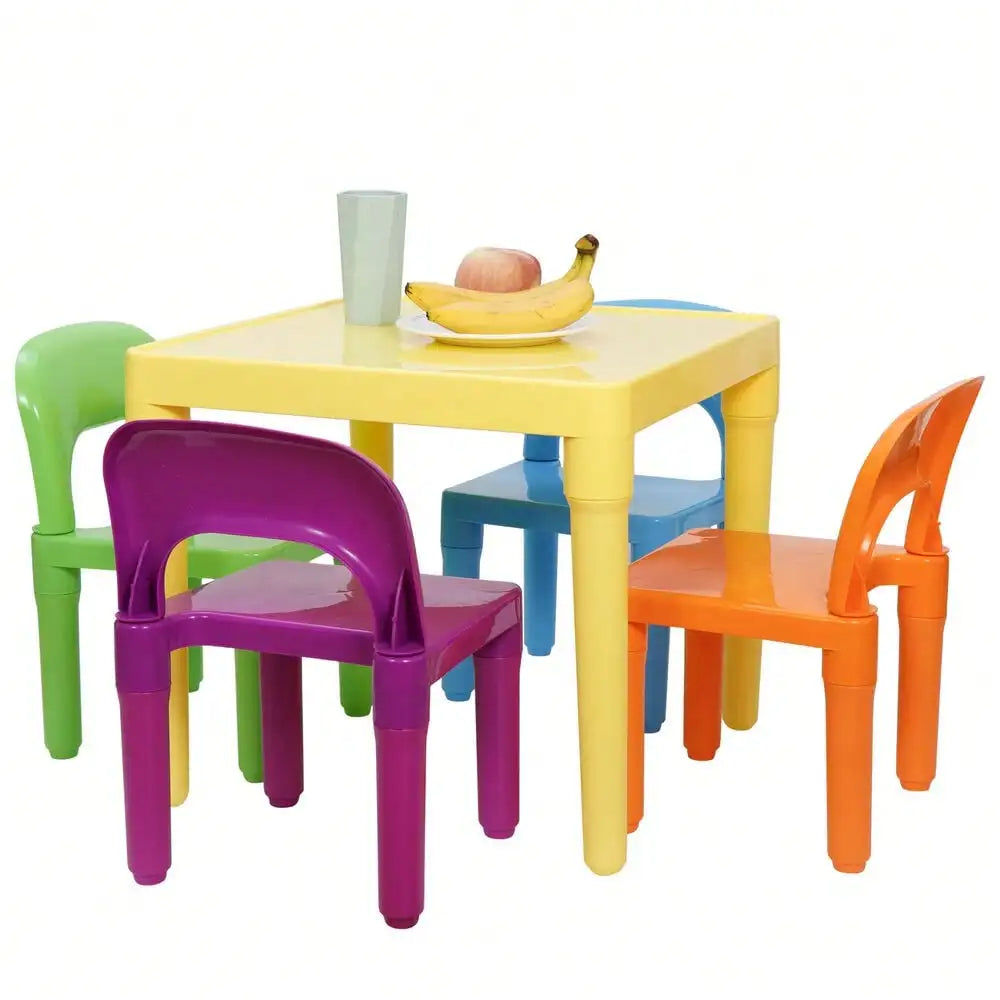Multicolor Kids Table & Chair Play Set
